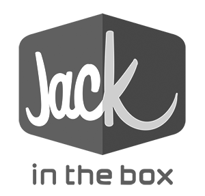 Black and White Jack in the box logo