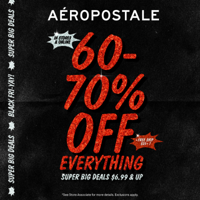 Black FRI-YAY! 60-70% Off Everything icon