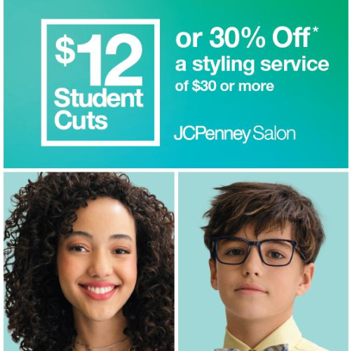 JCPenney Salon Back to School Student Cuts icon